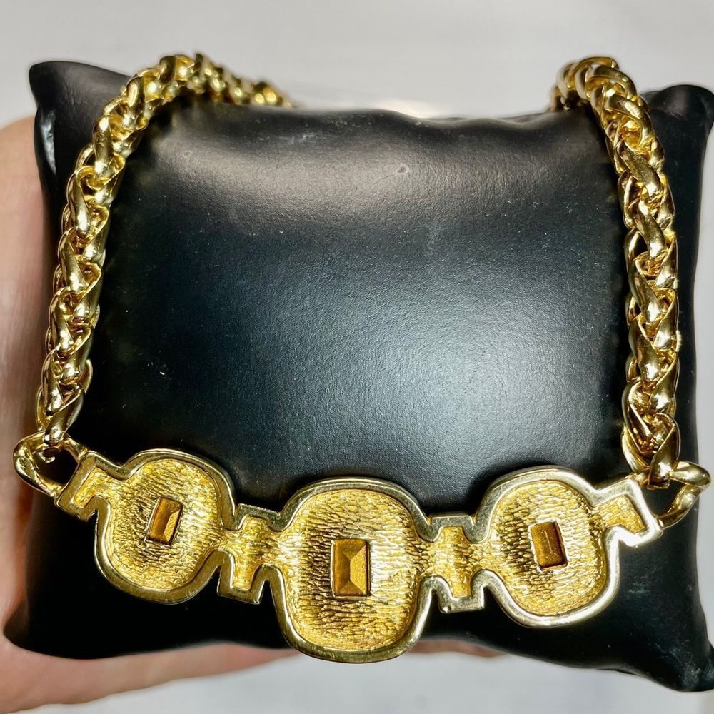 Christian Dior Yellow Gold Tone Matching Jewelry Set - Picture 7 of 13